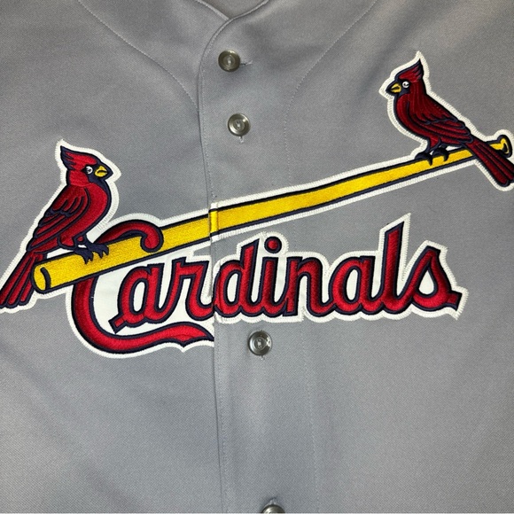 ST LOUIS CARDINALS Jersey Mens Size  XL DOUBLE BIRD JERSEY EUC Saint Cards READ - Picture 3 of 7